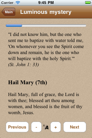 scriptural rosary lite