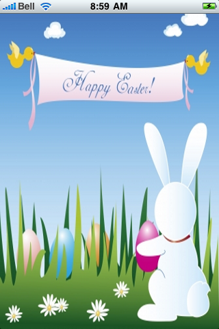 Happy Easter Snow Globe image #1