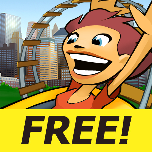 New York 3D Rollercoaster Rush FREE icon