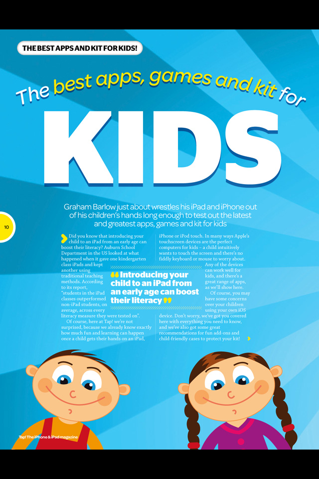 tap! apps, games & kit reviewed for ipad, iphone and ipod touch