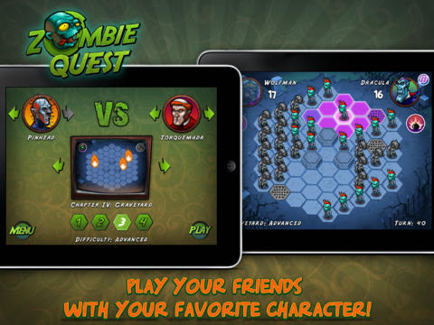 Zombie Quest HD - Mastermind the hexes! screenshot 5