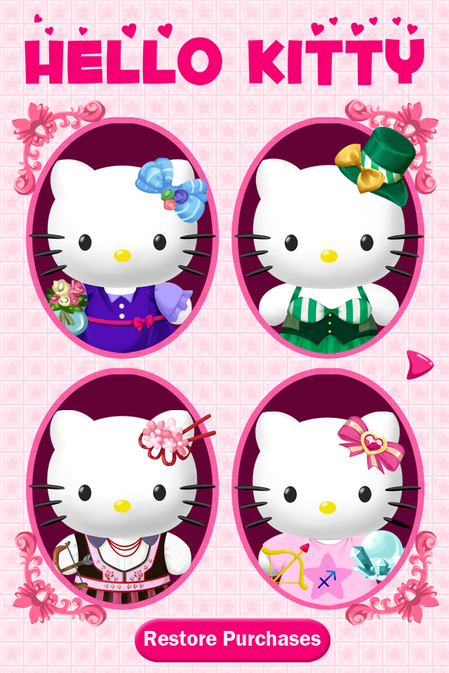 Dress Up Hello Kitty Games Entertainment Kids Role Playing free app for ...