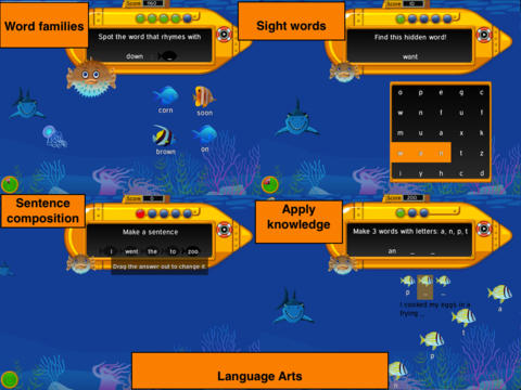 Murky Reef Lite - 1st - 2nd Grade Reading, Science & Math screenshot 3