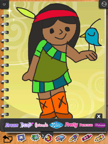 Kids Drawing: Princess - Free Coloring and Drawing for Kids with Princesses, Ponies and Fairy Tale Characters! screenshot 5