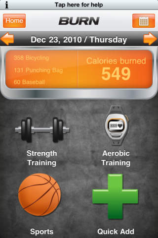 Tracknburn Calorie, Diet, and Exercise Tracker screenshot 3