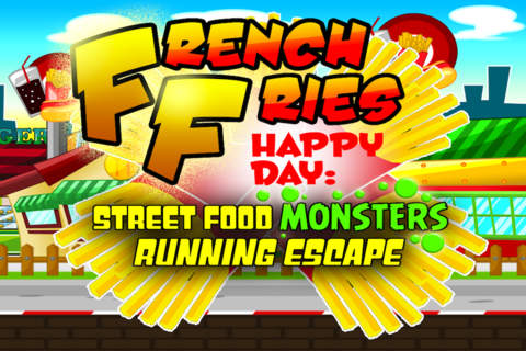 French Fries Happy Day : Street Food Monsters Runn - náhled