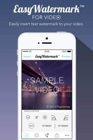 Easy Watermark for Video FREE - Insert Text Waterm - náhled