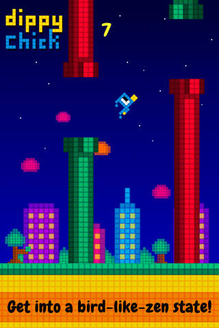 Dippy Chick - Pixel Bird Flyer by Qixel - náhled