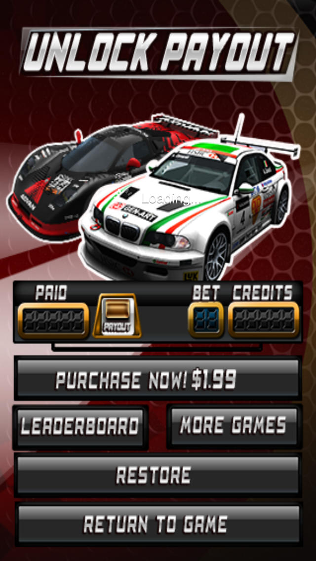 Race Car Rally Slot Machine screenshot 3