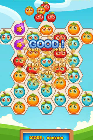 Fruita Swipe 2 - Rescue the Food: Funny Match 3 Pu - náhled