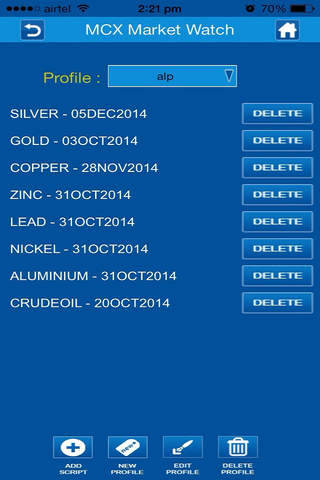 MCX Market Watch Live - náhled