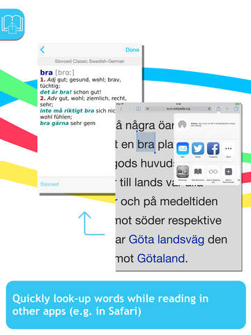 Swedish <-> German Slovoed Classic talking dictionary screenshot 8