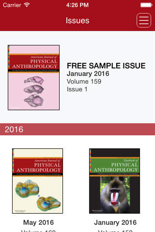 American Journal of Physical Anthropology - náhled