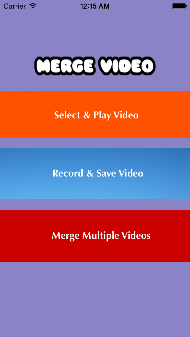Merge Video screenshot 1