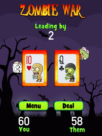Zombie War Card Game - Watch Edition screenshot 4