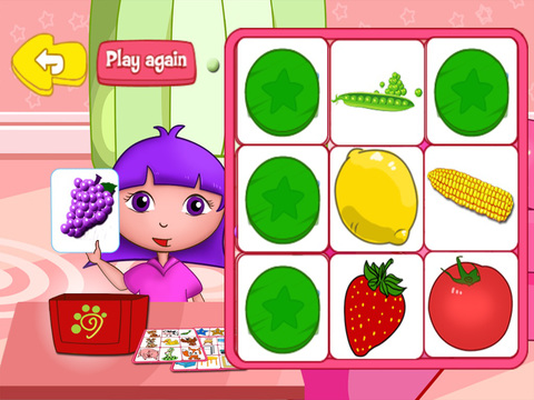 English flashcards bingo game screenshot 10