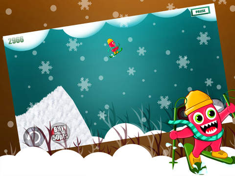 Monster Ski : The Winter Skiing Forest Creature - Gold screenshot 10