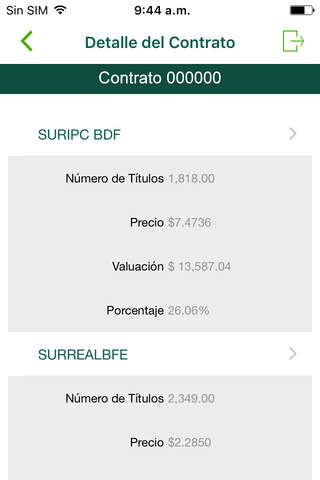 Old Mutual México APP - náhled