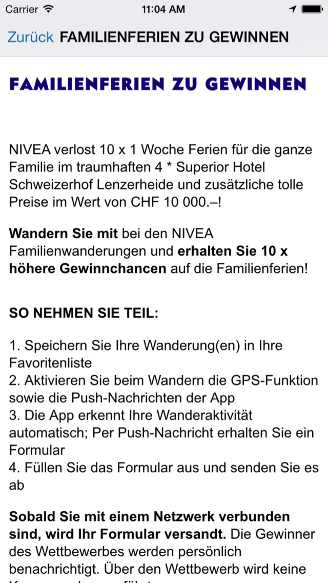 NIVEA Wandertouren screenshot 3
