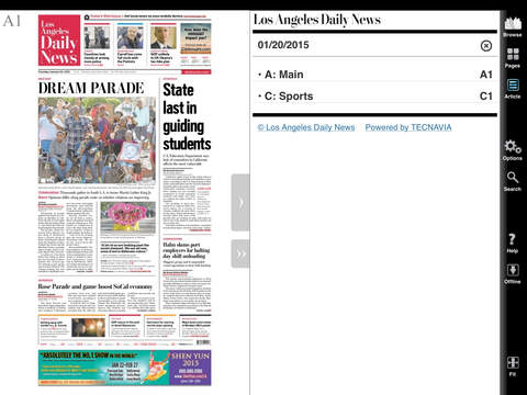LA Daily News e-Edition screenshot 4