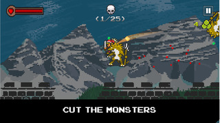 FlickHero - Monster Cutter (Free) screenshot 4