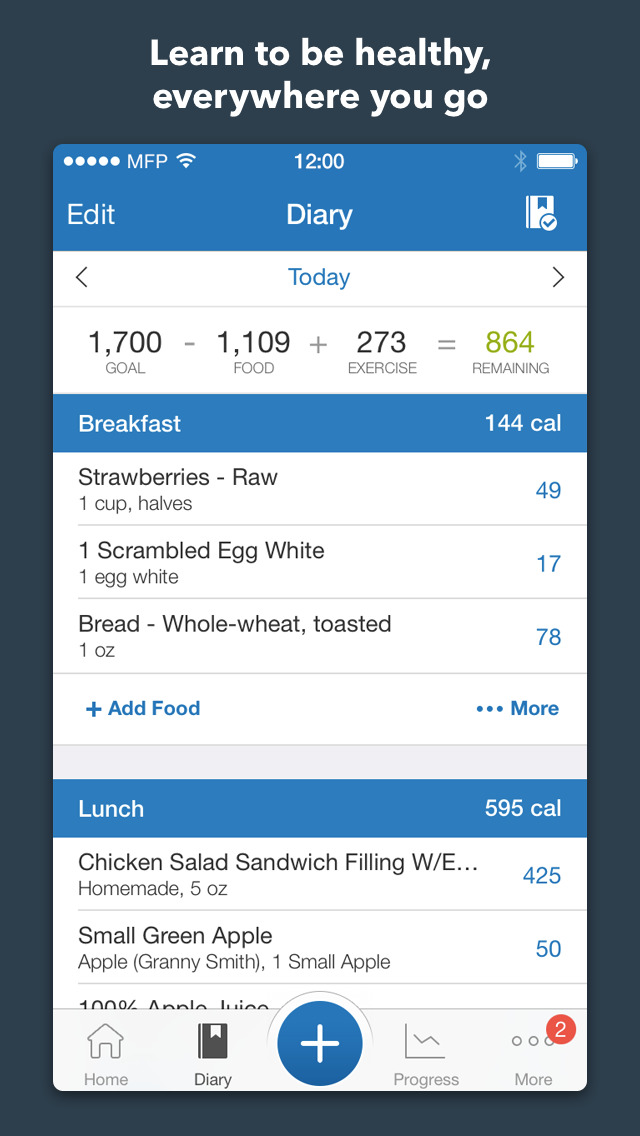 MyFitnessPal: Calorie Counter screenshot 2