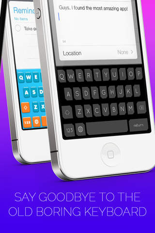 Cool Keyboards Pro for iOS 8 - náhled