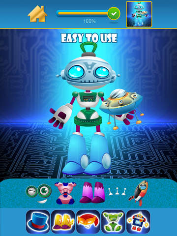 My Awesome World of Little Robots Draw & Copy Game Pro - Dress Up The Virtual Power Robot Hero For Boys - Advert Free screenshot 9