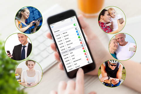 iDay - routine to do management app - náhled