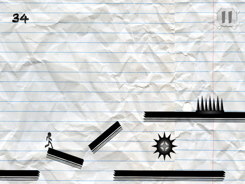Stick-Man Paper Battle-Field Jump-er Obstacle Cour - náhled