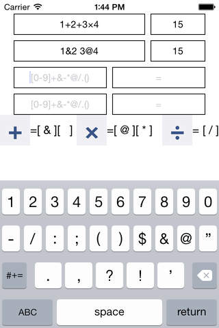 Easy Four Calculator - náhled