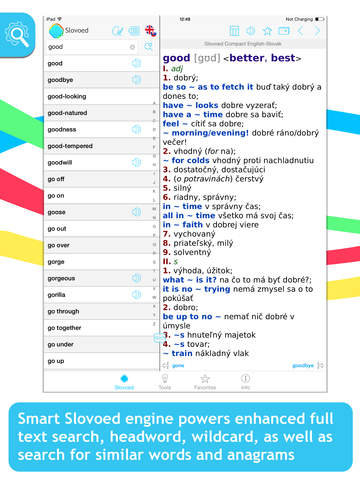 English <-> Slovak Slovoed Compact talking dictionary screenshot 6