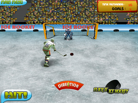 Free Hockey Game Flick It Ice Hockey screenshot 6