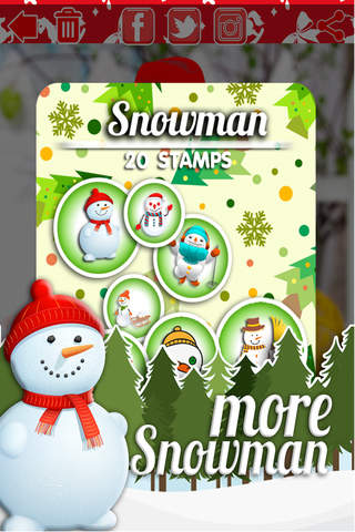 Christmas Santa Photo Sticker - Top Free Best Xmas - náhled