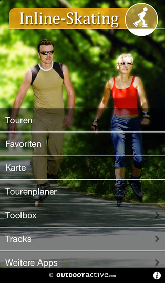 Inline-Skating - outdooractive.com Themenapps screenshot 1
