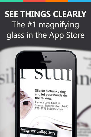 Magnifying Glass Reader with Light for iPhone - náhled