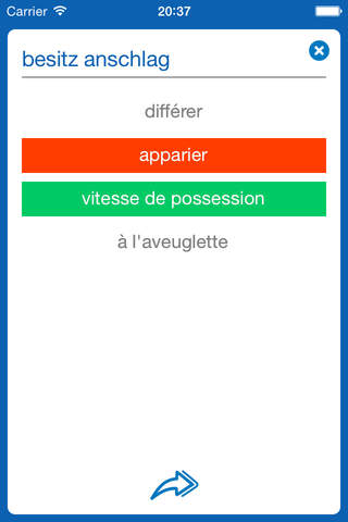 German <> French Dictionary + Vocabulary trainer - náhled