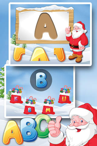 Letters with Santa Free - Kids Learn Alphabet and  - náhled