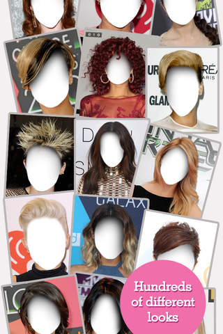 FACEinHOLE® Hairstyles for Women - Hair styler wit - náhled