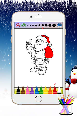 Coloring Book Santa Claus - Merry Christmas - náhled