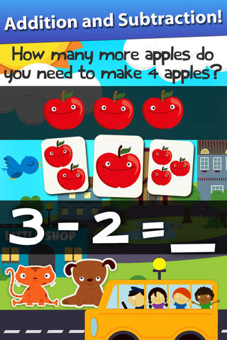 Animal Math Games for Kids in Pre-K, Kindergarten  - náhled