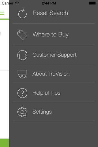 TruVision IP Camera Selector - náhled