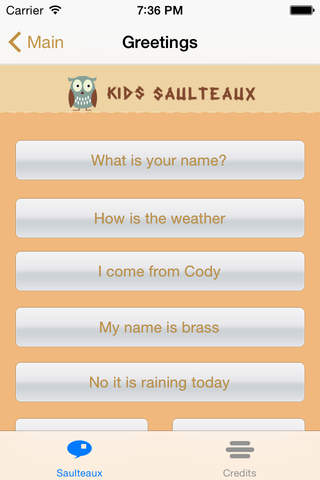 Saulteaux Language App - náhled