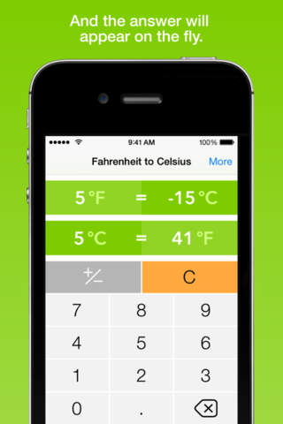 Fahrenheit To Celsius, the fastest temperature con - náhled