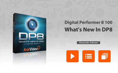 AV for Digital Performer 8 100 - What's New In DP8 - náhled