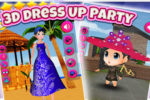 A 3D Dancing Fashion Dress Up - Princess Disco Par - náhled