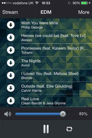 Free EDM Music Player - náhled