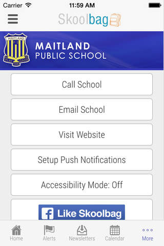 Maitland Public School - Skoolbag - náhled
