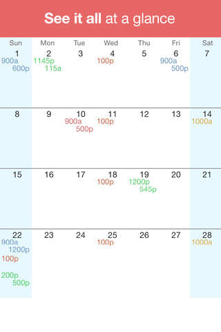 WorkTime Pro - Work Schedule, Shift Calendar & Job - náhled