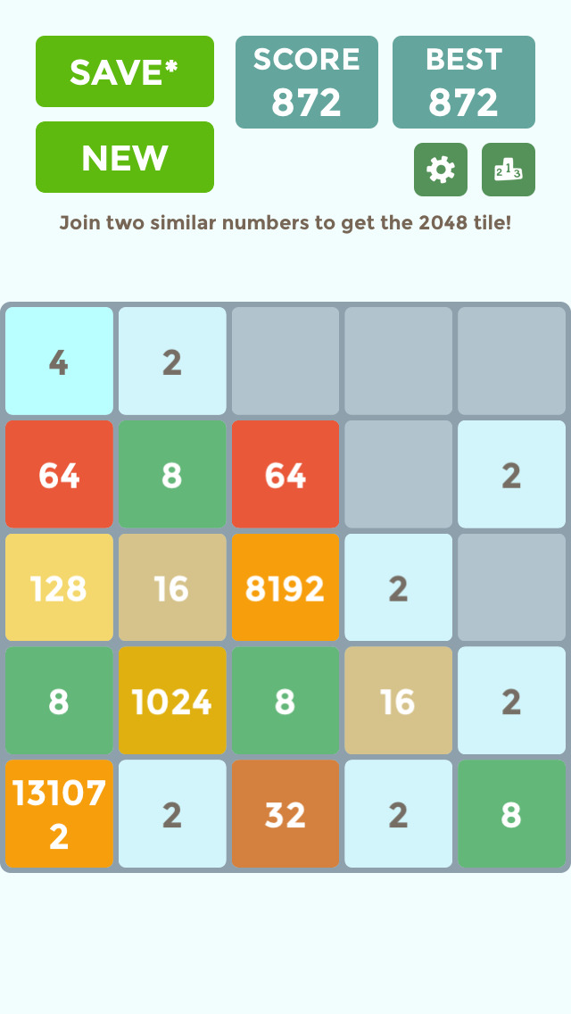 2048 5x5 Edition - Number Puzzle Game With Classic And Time Survival 